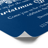 kerstfeestboomkantoor poster (Hoek)