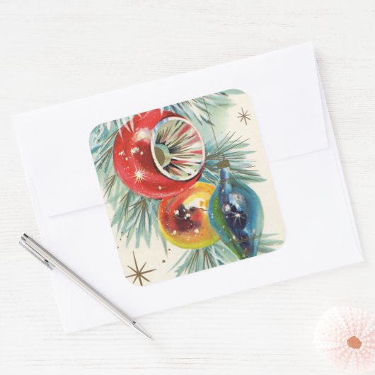  kerstfeestborden sticker (Envelop)