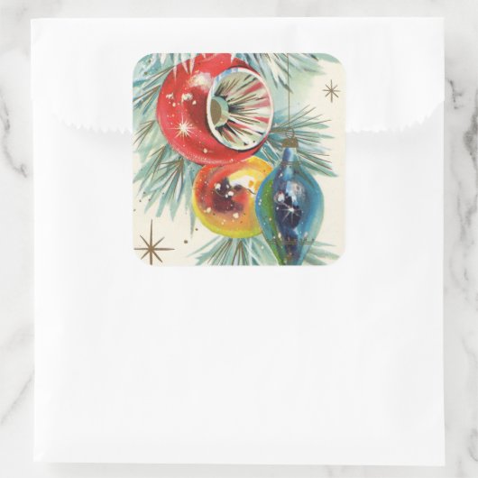  kerstfeestborden sticker (Tas)