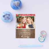 Kerstfeestbrochure met uw foto flyer (Enkel)