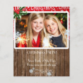 Kerstfeestbrochure met uw foto flyer (Voorkant)