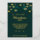 kerstfeestbundel folie uitnodiging (Voorkant)