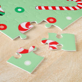 kerstfeestcadeau legpuzzel (Zijkant)