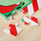 kerstfeestcadeau legpuzzel (Zijkant)