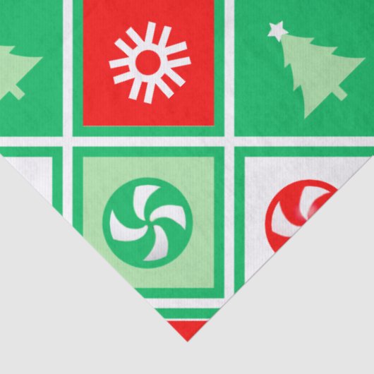 kerstfeestcadeau tissuepapier (Detail)