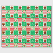 Kerstfeestcadeau voor Basketball Cadeaupapier (Vlak)