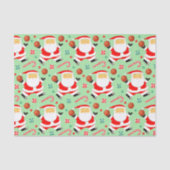 Kerstfeestcadeau voor Basketball Tissuepapier (Voorkant)