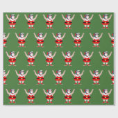 kerstfeestcadeau voor de rest cadeaupapier (Vlak)