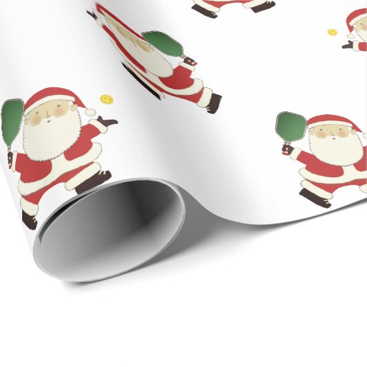 Kerstfeestcadeau voor Pickleball Cadeaupapier (Rol Hoek)