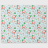 Kerstfeestcadeau voor Pickleball Cadeaupapier (Vlak)