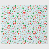 Kerstfeestcadeau voor Pickleball Cadeaupapier (Vlak)