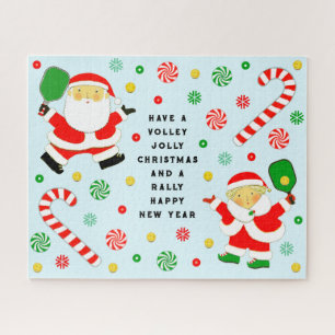 Kerstfeestcadeau voor Pickleball Legpuzzel
