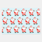 kerstfeestcadeautjes voor honkbal inpakpapier vel (Voorkant 2)