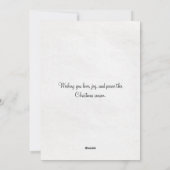  kerstfeestdag 1908 Robin Bird Feestdagenkaart (Achterkant)