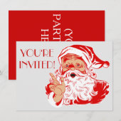 kerstfeestdag 2016 in Santa Claus Kaart (Voorkant / Achterkant)