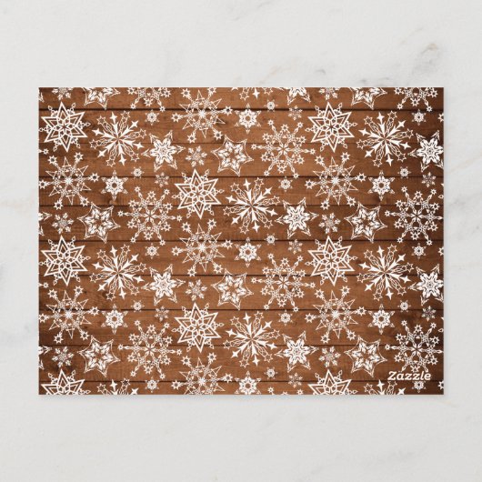 Kerstfeestdag, 3-pHOTO-feestdag Briefkaart (Achterkant)