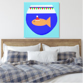 kerstfeestdag — Aangepast afdrukken van goudvis (Insitu (Slaapkamer))