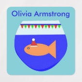 kerstfeestdag — Aangepast Labels (Design 2)