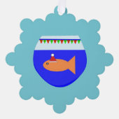 kerstfeestdag — Aangepast Ornament Kaart (Voorkant)
