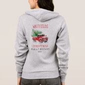 kerstfeestdag - Aangepast voor familie reünie Hoodie (Achterkant)