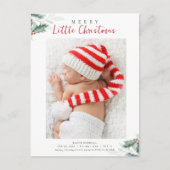 kerstfeestdag - aankondiging briefkaart (Voorkant)