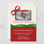 Kerstfeestdag - Aankondigingen van geboorte (Voorkant)