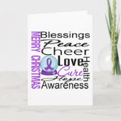 kerstfeestdag - Alzheimer - collage Feestdagen Kaart (Voorkant)