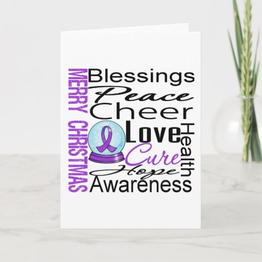 kerstfeestdag - Alzheimer - collage Feestdagen Kaart (Voorkant)