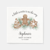 Kerstfeestdag Baby shower Servet (Voorkant)