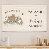 Kerstfeestdag Baby shower Spandoek