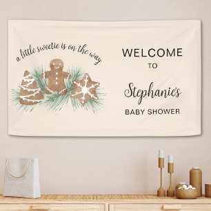 Kerstfeestdag Baby shower Spandoek