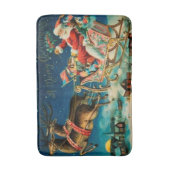  kerstfeestdag badmat (Voorkant Verticaal)