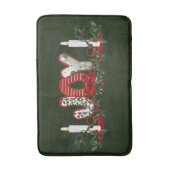 kerstfeestdag badmat (Voorkant Verticaal)