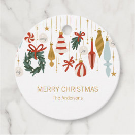 kerstfeestdag bedankjes labels