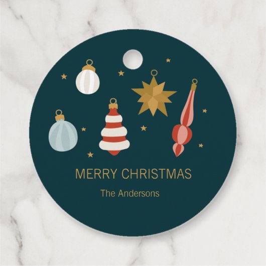 kerstfeestdag bedankjes labels (Achterkant)