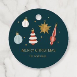 kerstfeestdag bedankjes labels