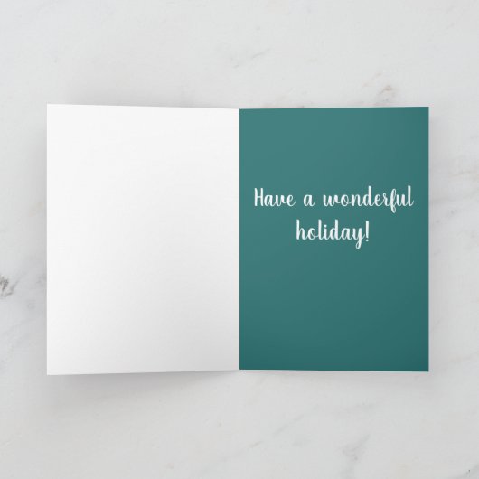 Kerstfeestdag Bernese Mountain Dog Kaart (Binnen)