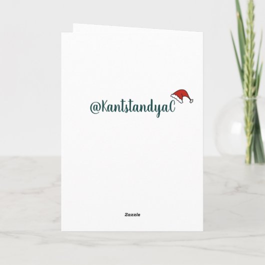 Kerstfeestdag Bernese Mountain Dog Kaart (Achterkant)