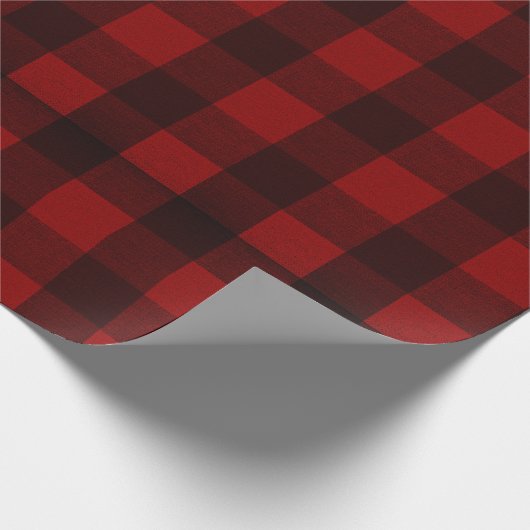 Kerstfeestdag, bijtende winter, rood cadeaupapier (Hoek)