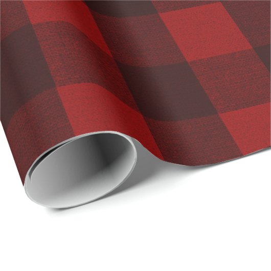 Kerstfeestdag, bijtende winter, rood cadeaupapier (Rol Hoek)