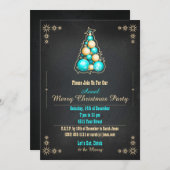 Kerstfeestdag binnenste boom kaart (Voorkant / Achterkant)