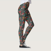 Kerstfeestdag | Bloemen | LEGGINGS (Rechts)