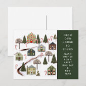 Kerstfeestdag Briefkaart (Voorkant / Achterkant)