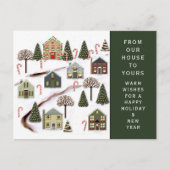 Kerstfeestdag Briefkaart (Voorkant)