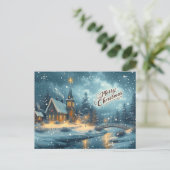 Kerstfeestdag Briefkaart (Staand voorkant)