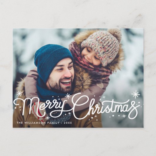 kerstfeestdag briefkaart (Voorkant)