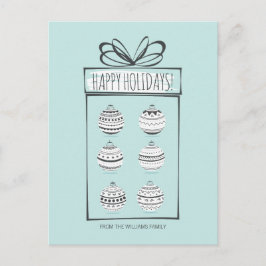 kerstfeestdag Briefkaart