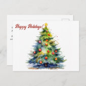 Kerstfeestdag Briefkaart (Voorkant / Achterkant)