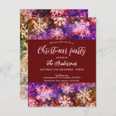 kerstfeestdag briefkaart (Voorkant / Achterkant)