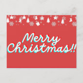 Kerstfeestdag Briefkaart (Voorkant)